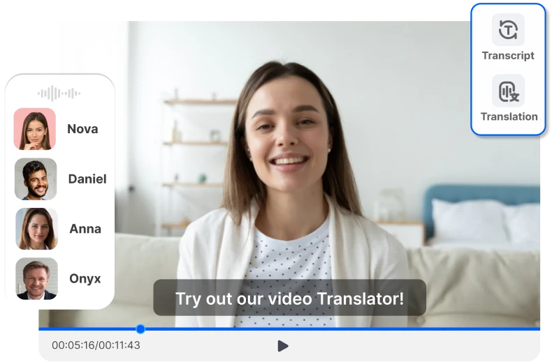 Image showing the feature of Transmonkey Video Translator