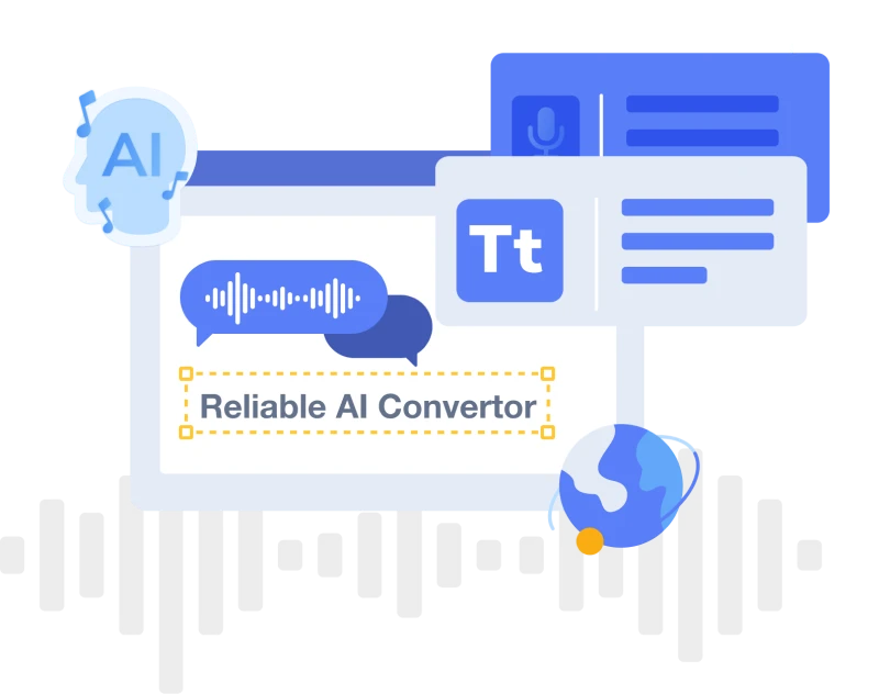 Transmonkey text to speech generator illustration