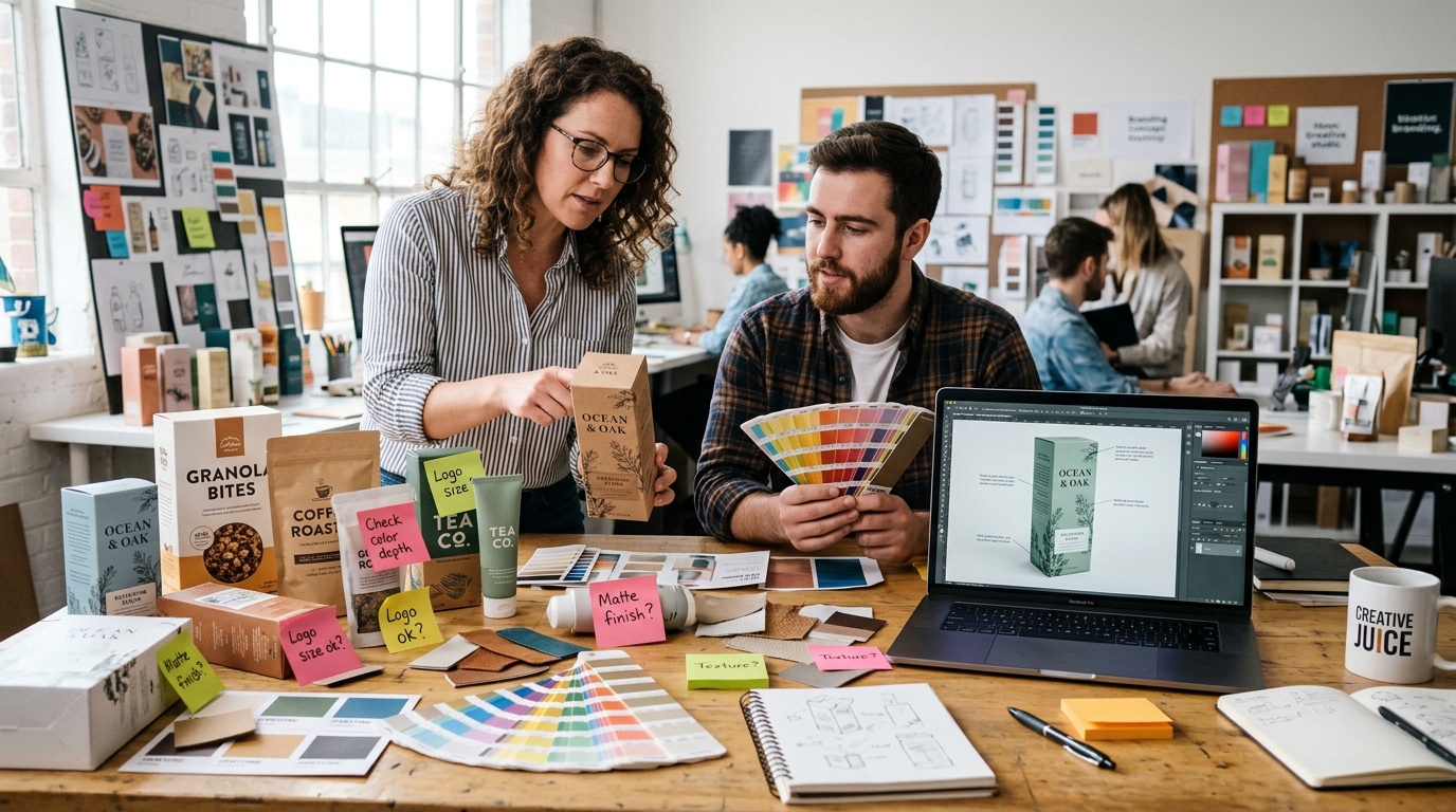 Packaging concept for product launch