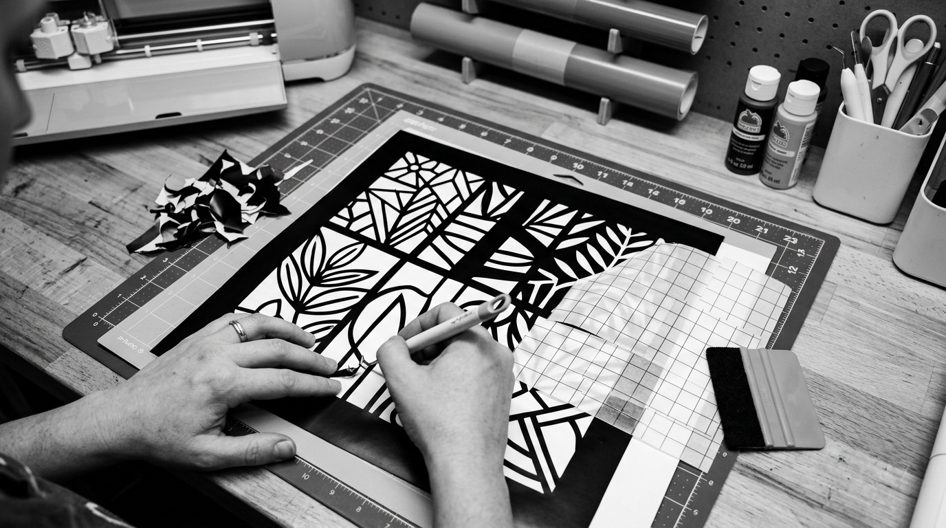 Одноэтапное создание трафарета и скачивание результата