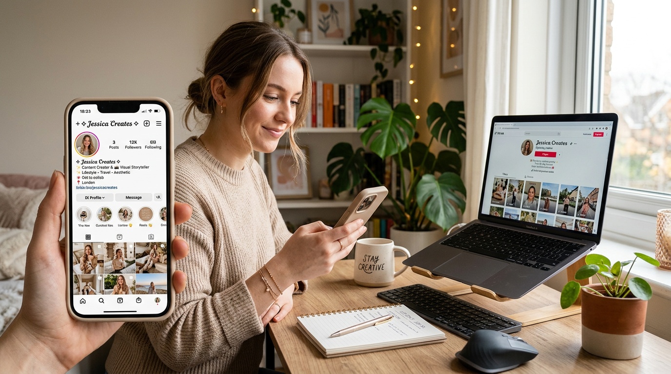 用于社交个人资料的艺术字