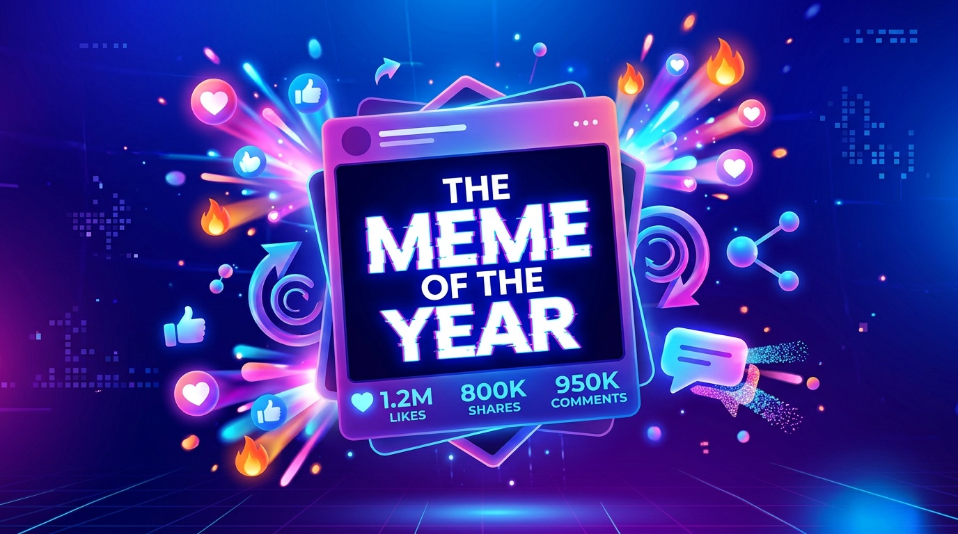 AI meme sample with internet humor style