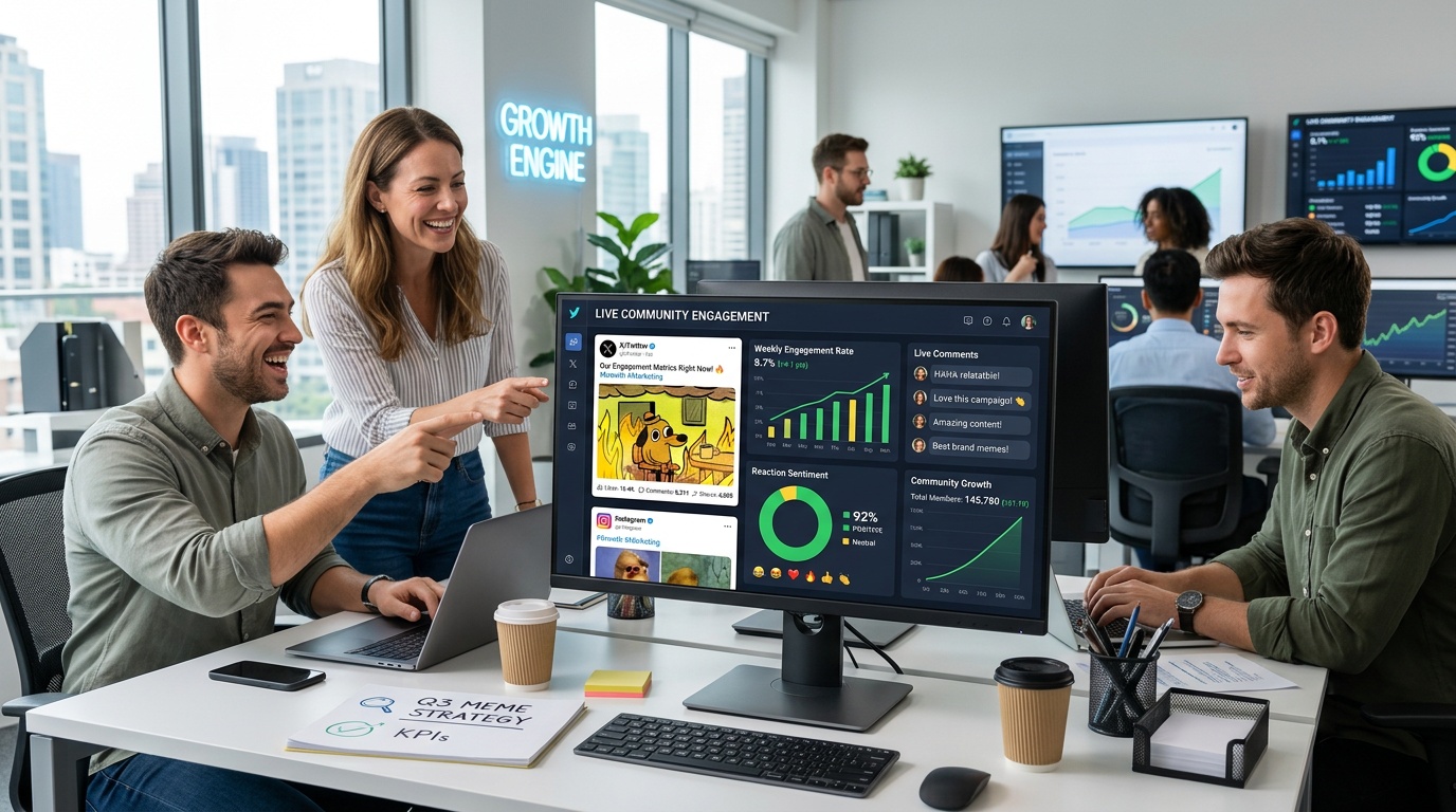 AI meme for community engagement