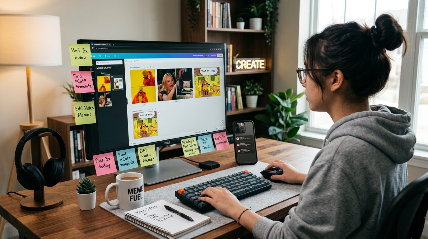 AI meme for brand voice campaign