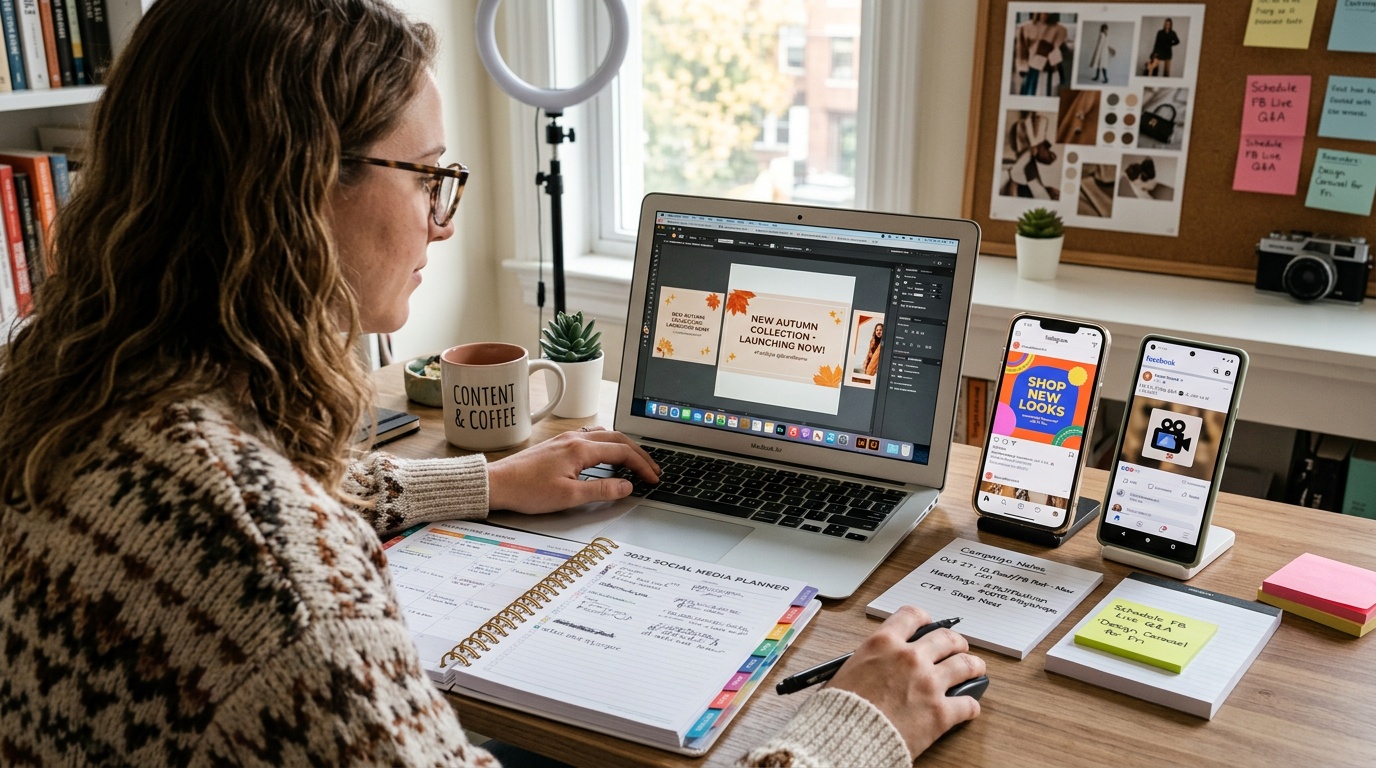 דוגמה למחולל פוסטר אינסטגרם ופייסבוק בינה מלאכותית