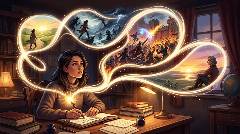 AI transforms a one-line story idea into a full structured narrative