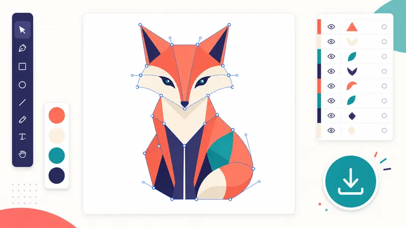 Generated vector artwork ready to review and download