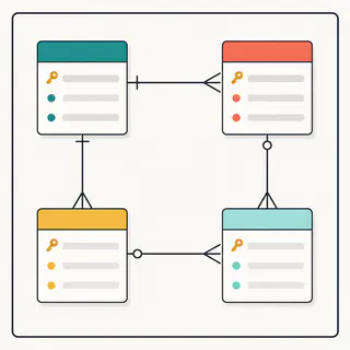 Thumbnail of an employee management ER diagram example