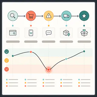 Thumbnail of a weekend shopping journey diagram example