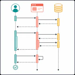 Thumbnail of a DiagramGPT sequence diagram example