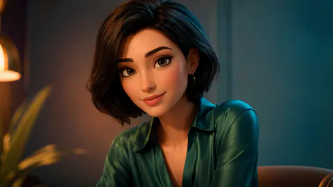 3D render AI human style preview