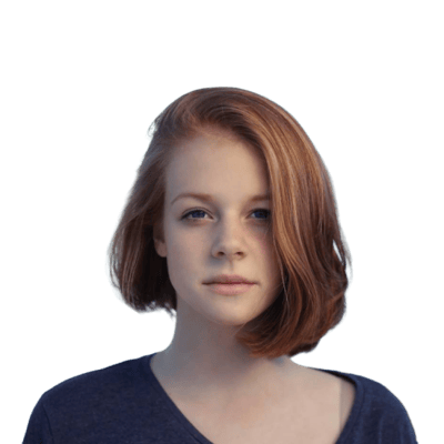 Profile picture with transparent background