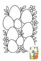 Easter Egg Coloring Page
