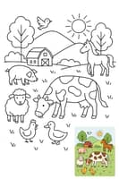 Explore the Joy of Farm Life with Our Coloring Page