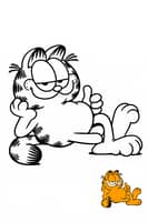 Garfield Coloring Page: Unleash Your Creativity
