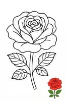 Roses Coloring Page: A Bloom of Creativity