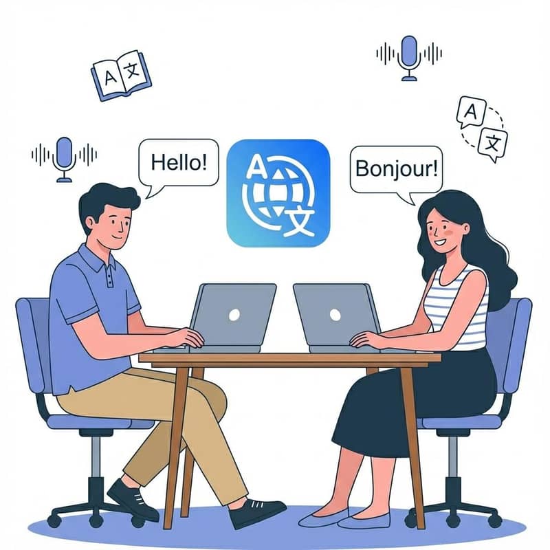 Transmonkey dokumentoversætter illustration