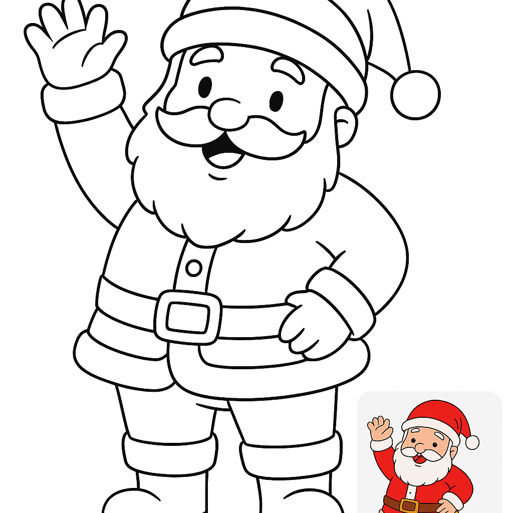 Santa Claus Coloring Page