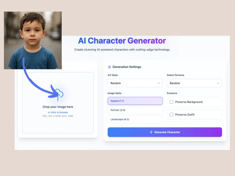 Choose character style