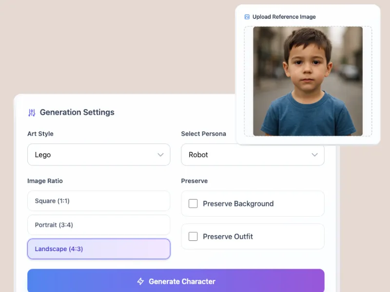 Customize your character