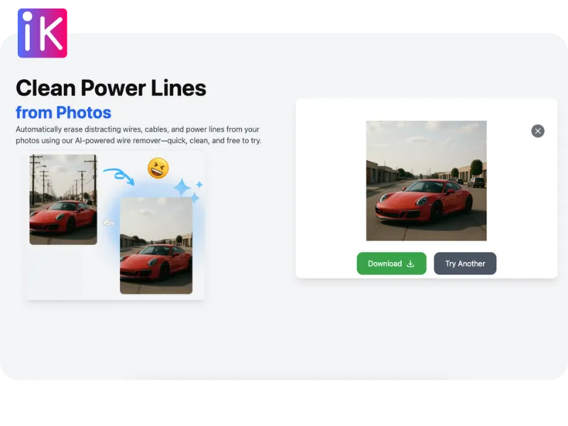 Remover de Linha de Energia AI
